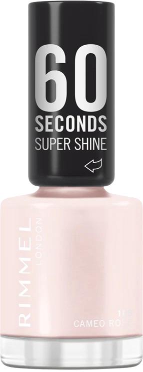 Küünelakk Rimmel London 60 Seconds Super Shine, cameo rose v., 8 ml
