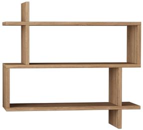 Sieninė lentyna Kalune Design Paralel 855DTE1683, ąžuolo sp., 65.5 cm x 22 cm x 70 cm