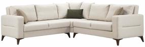 Kampinė sofa - lova Atelier Del Sofa Kristal 730MST1368, smėlio sp., 90 x 252 cm x 86 cm