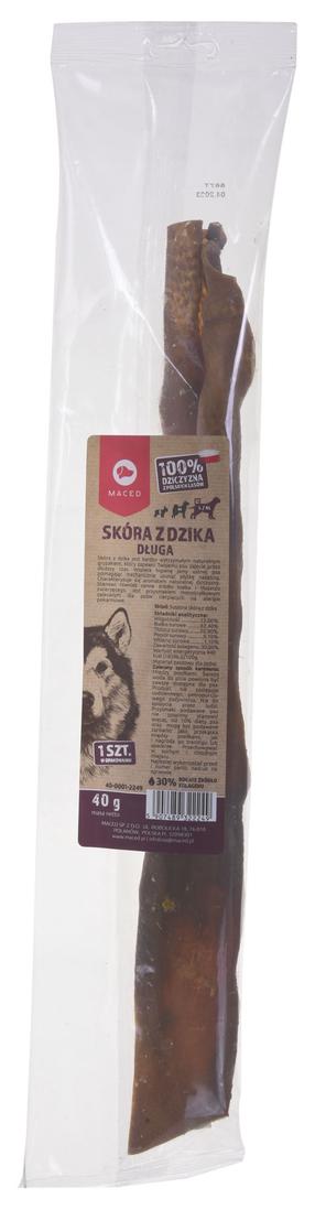 Skanėstas šunims Maced Wild Boar Skin, 0.04 kg