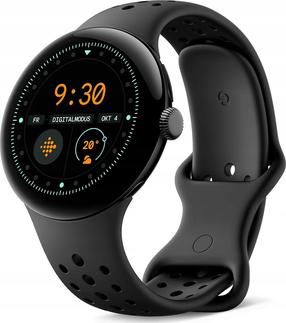 Išmanusis laikrodis Google Pixel Watch 3 45mm S/L GA05785-DE, juoda sp.