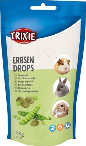 Kārumi grauzējiem Trixie Pea Drops, trušiem/jūras cūciņām, 0.075 kg