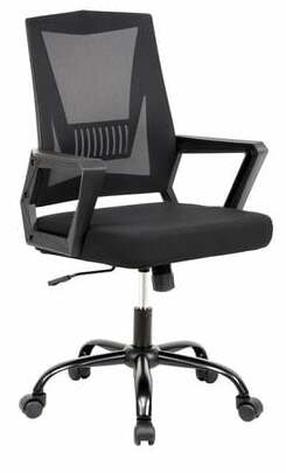 Darbo kėdė Yuki, 58 x 56 x 95.5 - 102 cm, balta