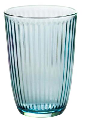 Stiklinių komplektas Hermia Splendid, stiklas, 0.395 l, 4 vnt., mėlyna sp.
