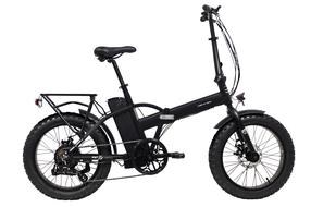 Elektriskais velosipēds Denver E2500, 16", 20", 250 W, 10.4 Ah, melna krās.