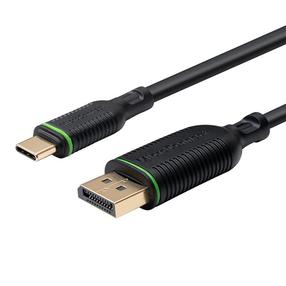 Kabelis MicroConnect USBCDP05 USB Type-C, Displayport, 0.5 m, juoda sp.