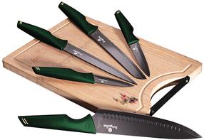 Virtuvinių peilių komplektas Berlinger Haus Emerald BH-2705, 5 vnt.