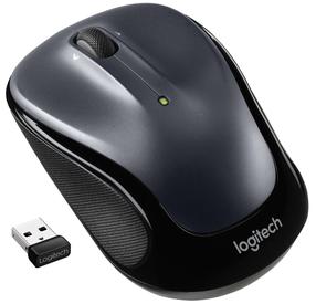 Belaidė kompiuterinė pelė Logitech M325S, juoda sp./pilka sp.