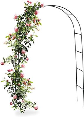 Prekė su pažeista pakuote. Augalo atrama PERG-N3214, 136 cm x 38 cm, 240 cm, metalas, žalia sp.