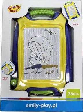 Доска для рисования Smily Play, 33 см, синий цв./желтый цв.