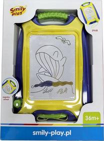 Piešimo lenta Smily Play, 33 cm, mėlyna sp./geltona sp.