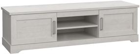TV galds Forte, balta krās., 52.7 cm x 182.9 cm x 52.5 cm