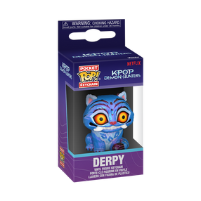Raktų pakabukas Funko POP! KPop Demon Hunters Derpy, 10 cm, mėlyna sp.