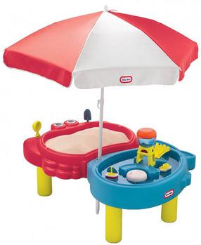 Smėlio ir vandens stalas su priedais Little Tikes 401L00070, įvairių spalvų, 1200 mm x 830 mm
