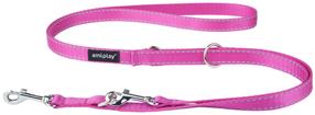 Suņu pavada Amiplay Reflective, rozā krās., 1-2m x 2.5cm