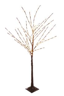 Dekoracija "Medis" su LED apšvietimu, 150 cm, ruda sp.
