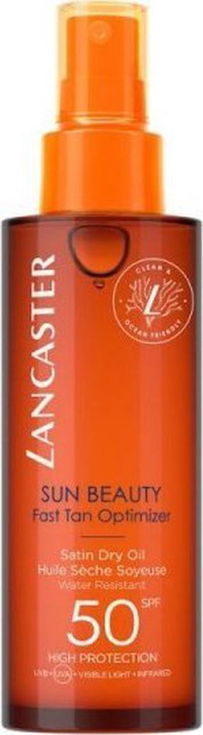 Päevituse hooldusõli Lancaster Sun Beauty Fast Tan Optimizer SPF50, 150 ml