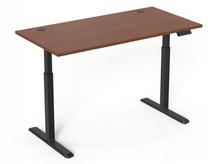 Datorgalds regulējams augstums Up Up Bjorn KD-57051PT/KB-D22-30S, 75 cm x 150 cm, 73 - 123 cm, brūna krās./melna krās.