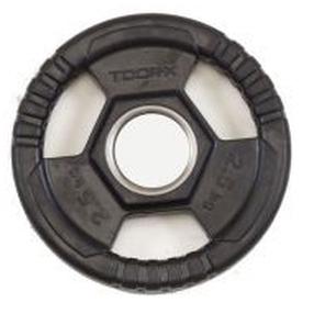 Diskinis svoris Toorx DGN-TG2,5 x 2.5 kg, juoda sp.