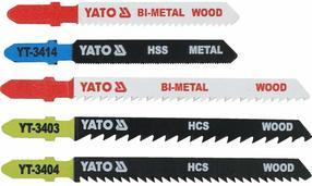 Universāls zāģa asmeņu komplekts Yato YT-3445, tērauds/bimetāls, 100 mm, 5 gab.