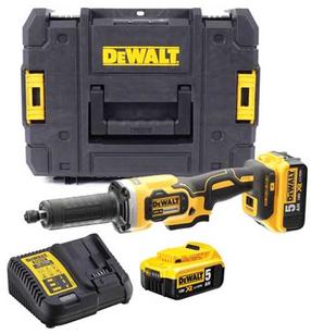 Akumuliatorinis tiesinis šlifuoklis Dewalt DCG426P2