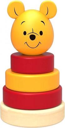 Lavinimo žaislas Disney Wooden Stacker, 14 cm, įvairių spalvų