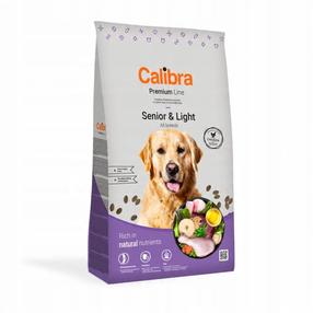 Sausas šunų maistas Calibra Premium Line Senior & Light, vištiena, 12 kg
