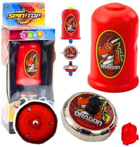 Волчки Lean Toys Fight Spin Top, красный цв.