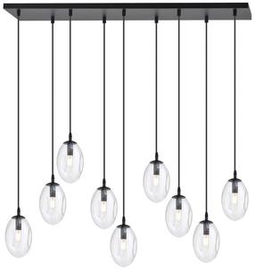 Lampa karināms Emibig Astral 9 BL, E14, 9, caurspīdīga krās./melna krās. / melna krās., 10 x 20 cm