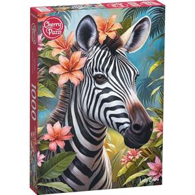 Dėlionė CherryPazzi Lady Zebra, 70 cm x 50 cm, 1000 vnt., įvairių spalvų