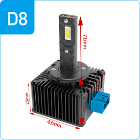 Auto spuldze, led, melna krās., 12 V