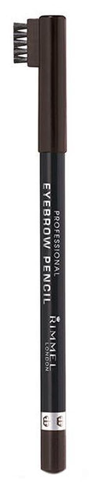 Карандаш для бровей Rimmel London, черный цв./коричневый цв. 4