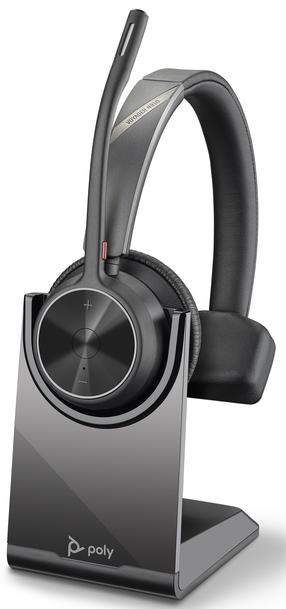 Bezvadu austiņas Plantronics Voyager 4310 UC, melna krās.