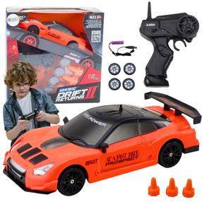 Rc auto Lean Toys Drift Returns Power King, 1:24, oranž v.