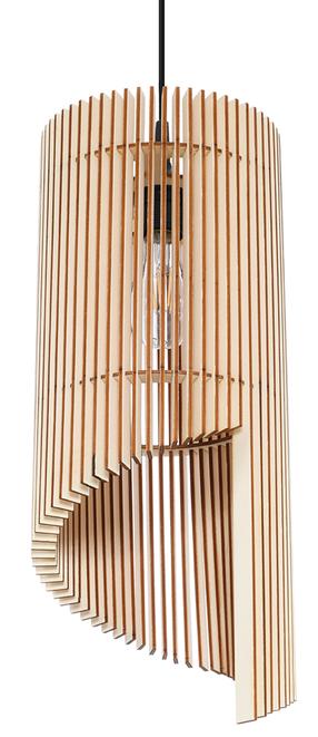 Lampa karināms Sollux Alexia Wood 4392-03, E27, 1 x 60 W, brūna krās. / brūna krās.