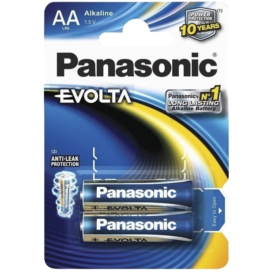 Patareid Panasonic Evolta AA B2, AA, 1.5 V