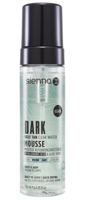 Savaiminio įdegio priemonė Sienna X Dark Tan Water Mousse, 190 ml