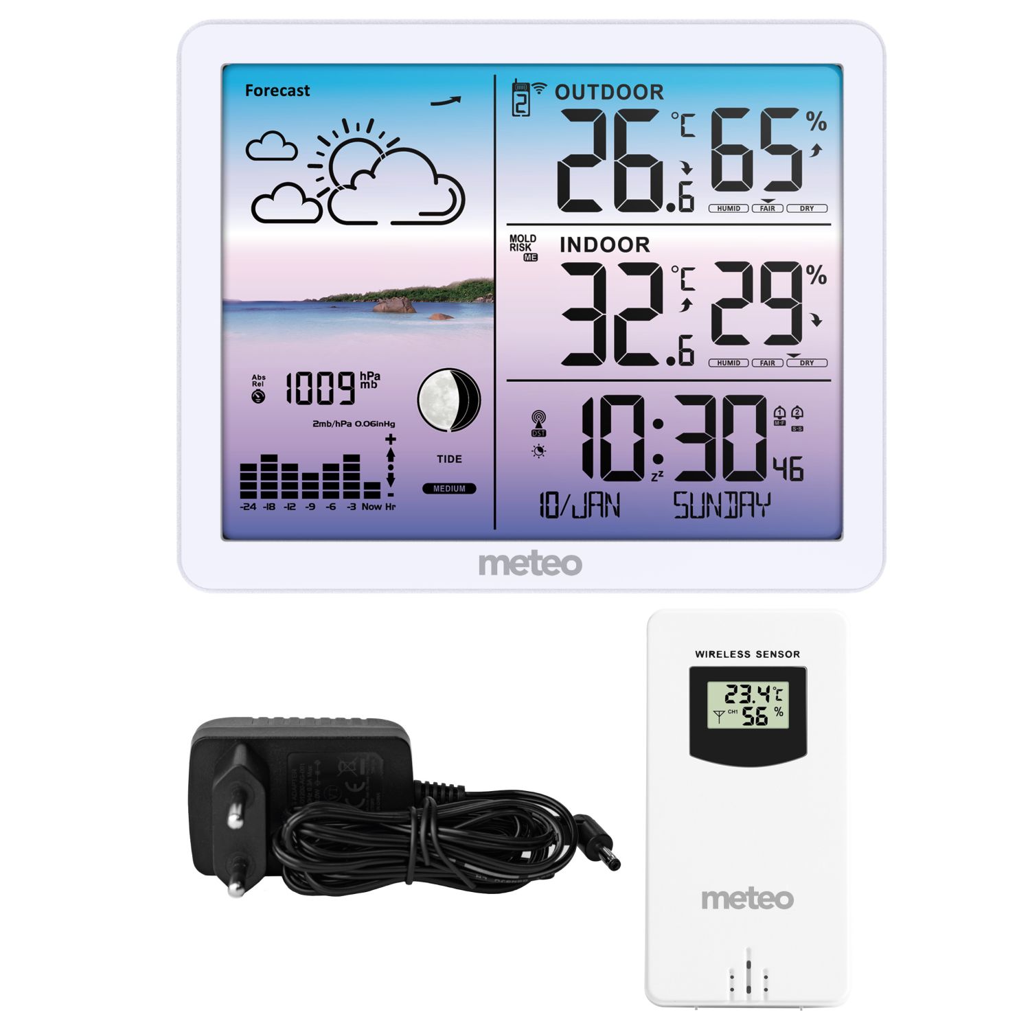 Meteorologinė stotelė Meteo SP101 Wifi - Senukai.lt