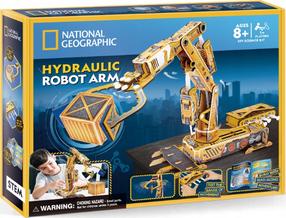 Mänguasi robotkäsi National Geographic Hydraulic, kollane v.