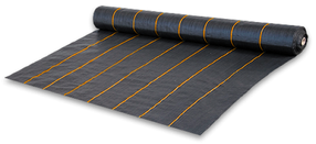 Pretnezāļu agrotekstils Bradas, melna krās., 100 m x 0.6 m, 90 g/m²