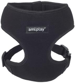 Шлейки для собак Amiplay Denver, черный цв., 330 - 480 мм x 33 мм, 33-48