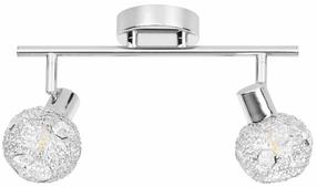 Lampa griesti Spot-Light Lena, G9, 2 x 28 W, caurspīdīga krās./hroma krās. / hroma krās.