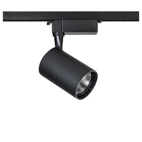 Lampa sliežu sistēmai DPM X-Line STR-15W-B, LED, 4100 °K, 1 x 15 W, melna krās. / melna krās.