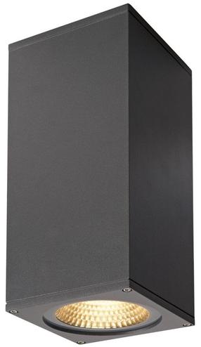 Āra sienas lampa SLV Big Theo, 29W, LED, IP44, antracīta krās., 13 cm x 29 cm