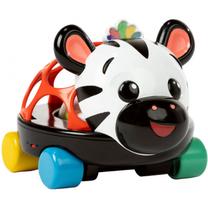 Barškutis, zebras Oball Baby Einstein Curious Car Zen, balta sp./juoda sp./raudona sp.