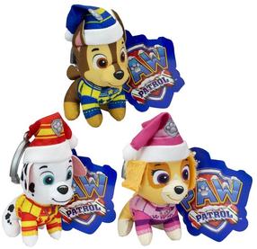 Pehme mänguasi, võtmehoidja Spin Master Paw Patrol Holiday Mini, (värv/disain valitakse juhuslikult), 10 cm