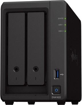 Cietais disks (HDD) Synology DVA1622, melna krās.