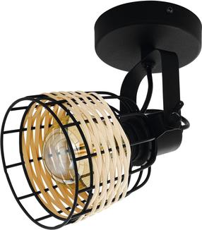 Valgusti kohtvalgusti Eglo Anwick 1 43324, E27, 1 x 40 W, puidu v. / must v.