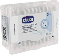 Kosmetiniai vatos pagaliukai Chicco, 0 mėn., balta sp.