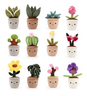 Плюшевая игрушка Keel Toys Keeleco Botanical Garden Plants, (цвет/дизайн выбирается случайным образом), 14 см